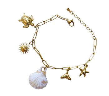 Bracelet coquillage tortue ✅