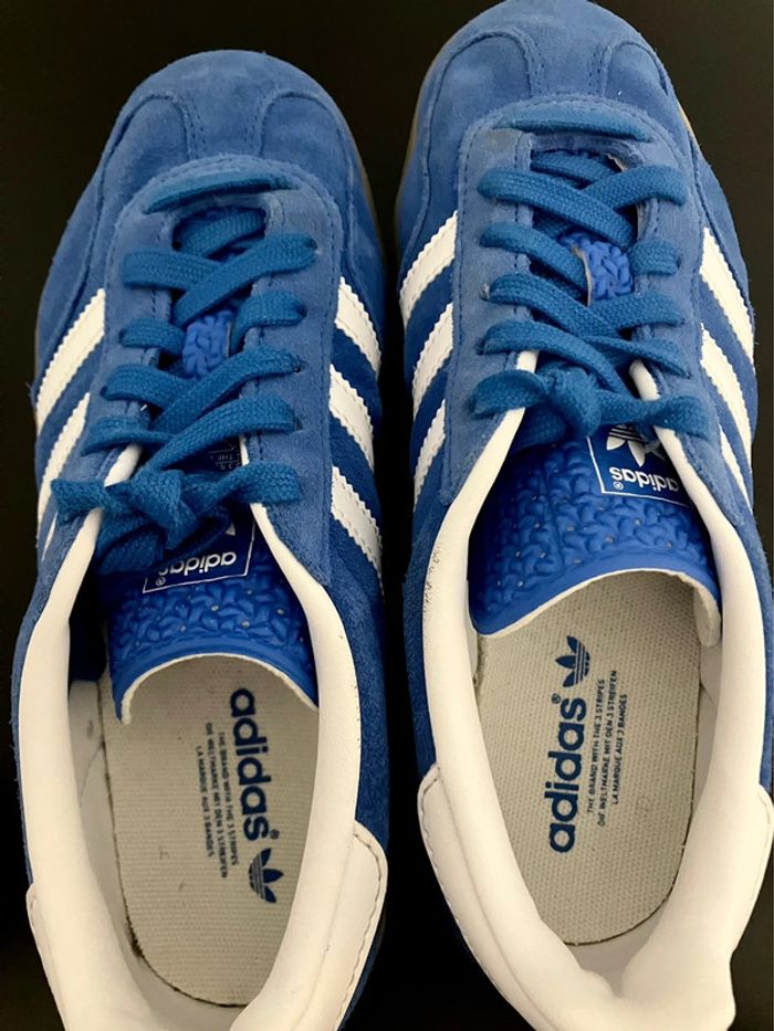 Adidas Originals Gazelle Indoor Blue Bird / White - photo numéro 7