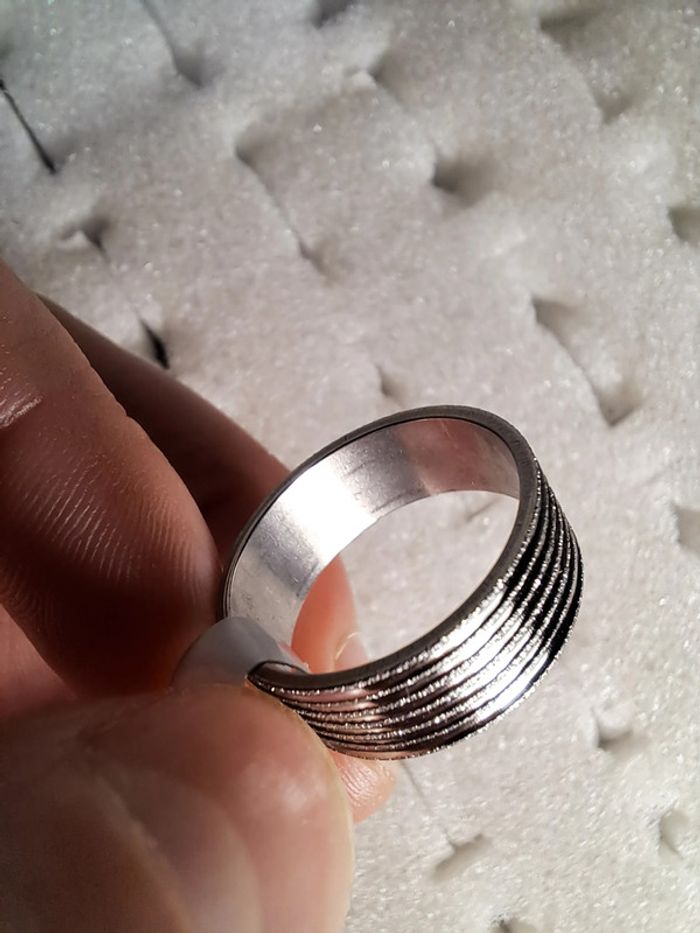 Bague acier inoxydable Granuleuse - photo numéro 7