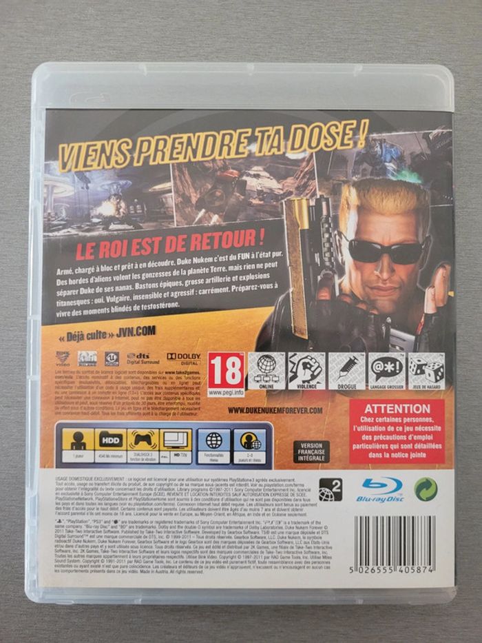 Jeux vidéo PS3 duke nukem forever - photo numéro 2