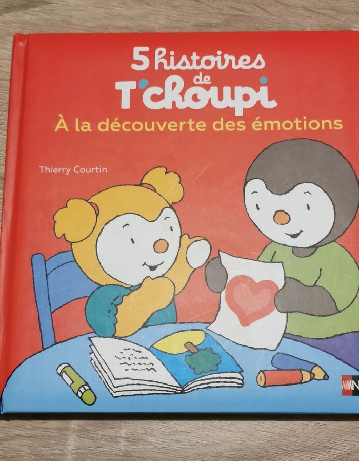 Livre tchoupi les émotions