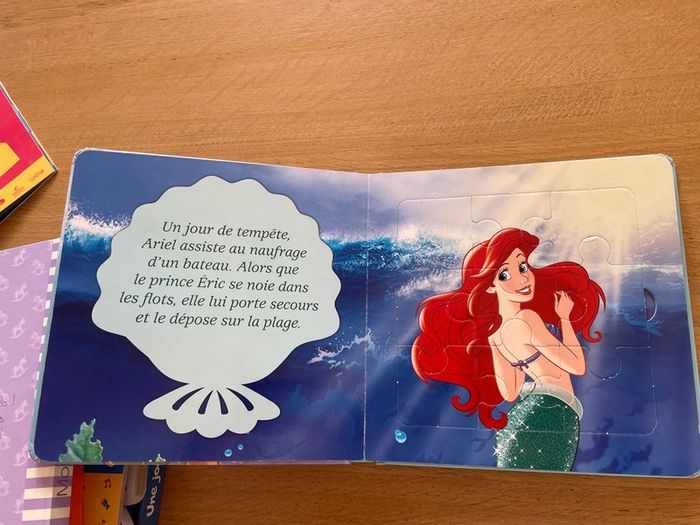 Mon livre puzzle la petite sirène - photo numéro 4