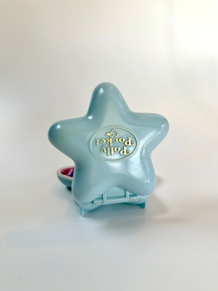 Polly pocket fashion fun 1992 compact étoile bleu - photo numéro 4