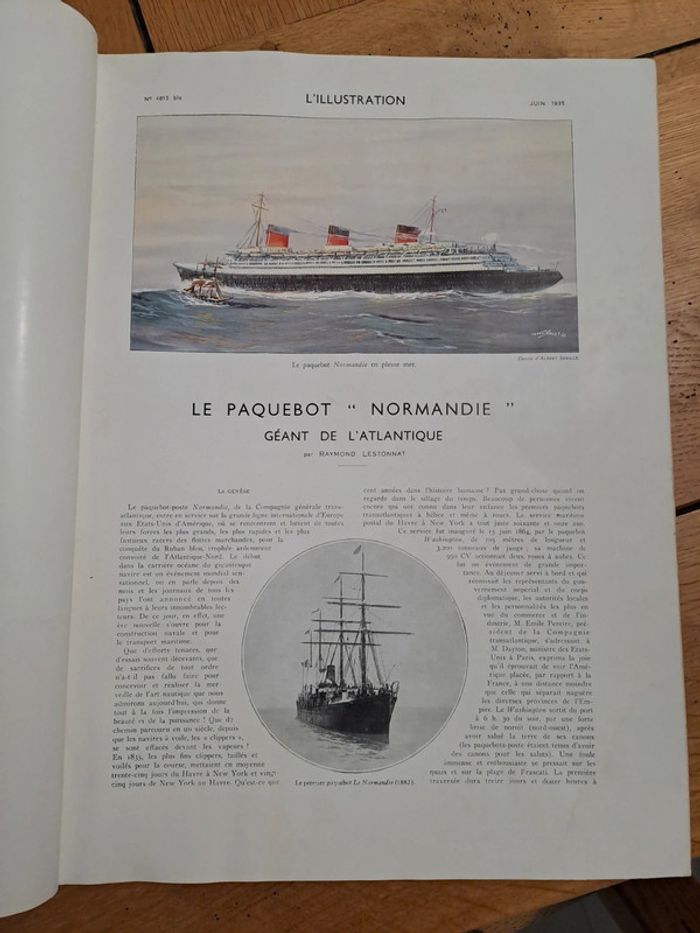 Paquebot Normandie  l'illustration - photo numéro 4