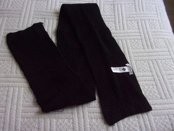 écharpe noire Tex taille 6/8 ans
