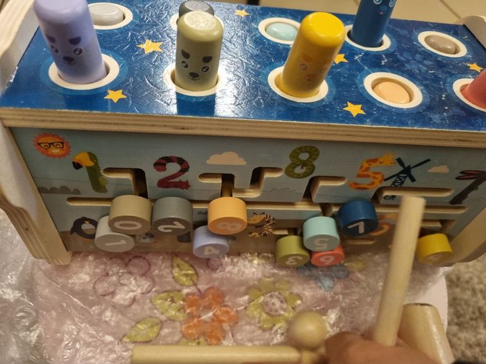 Jeux de marteau et xylophone en bois - photo numéro 3