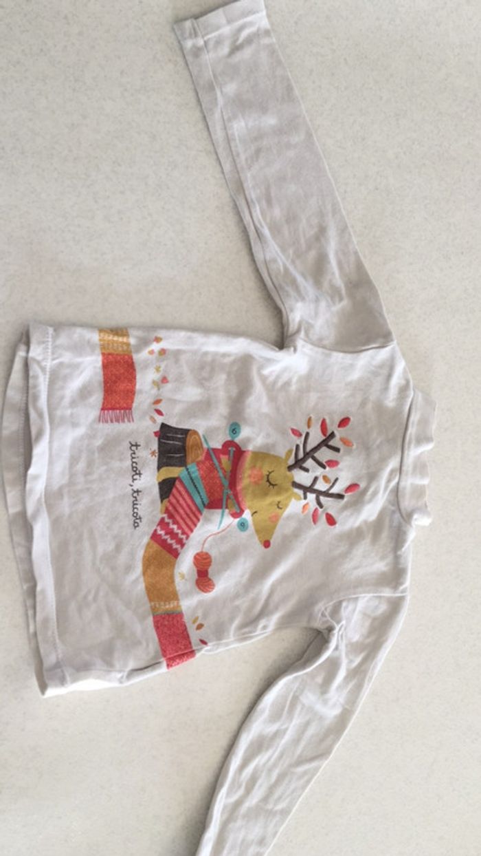 T-shirt à manches longues Fille 18 mois