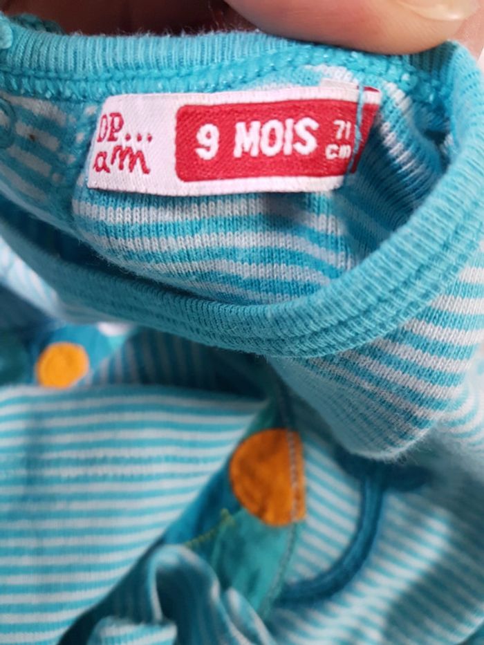 Grenouillère garçon 9 mois DPAM - photo numéro 3