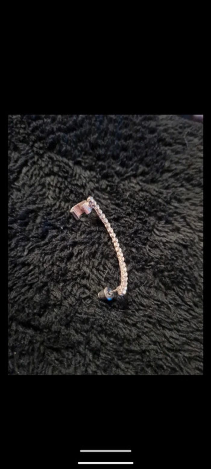 Bijoux Boucles d'oreilles stras montante - photo numéro 3