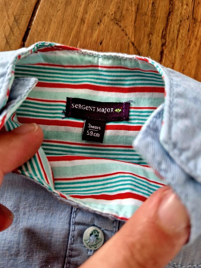 Salopette légère Sergent Major 3 mois - photo numéro 2