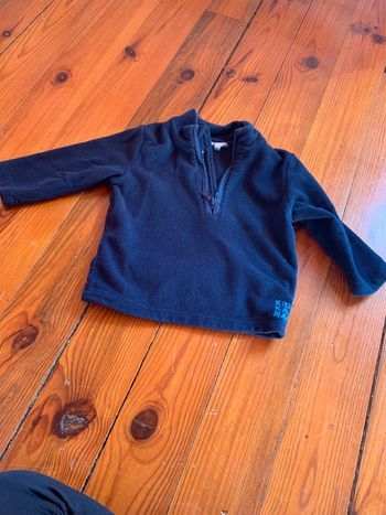 Pull polaire bleu marine kid kanai 18mois