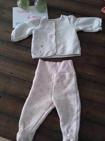 Ensemble bébé fille 6 mois mon premier major 68 cm