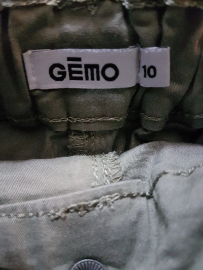 Jupe Kaki avec ceinture 10 ans Gemo kaki - photo numéro 5