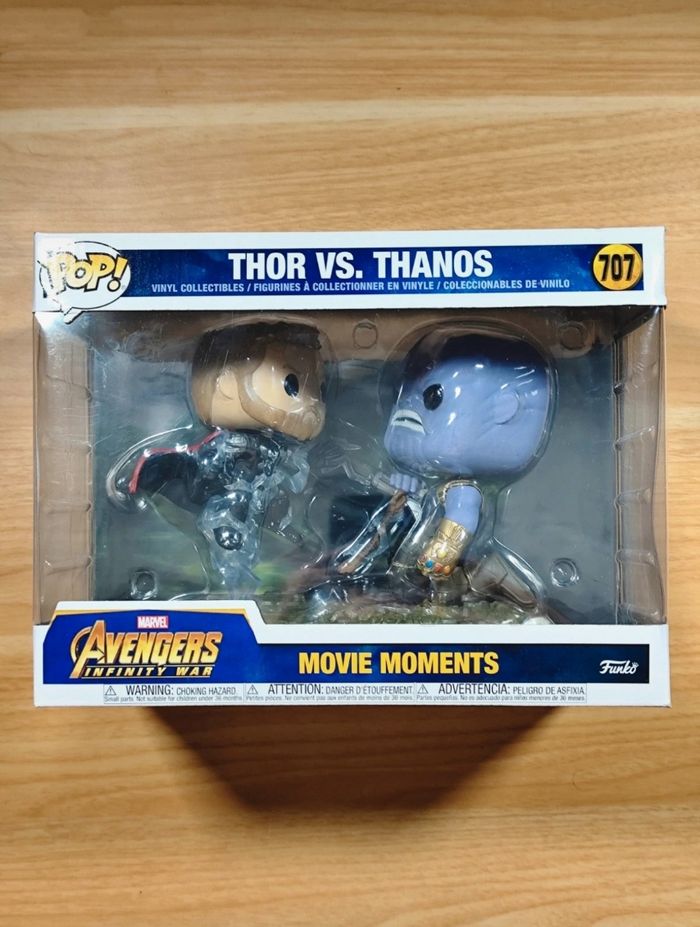 Funko Pop! Movie Moments: Thor vs Thanos #707 (Avengers Infinity War)