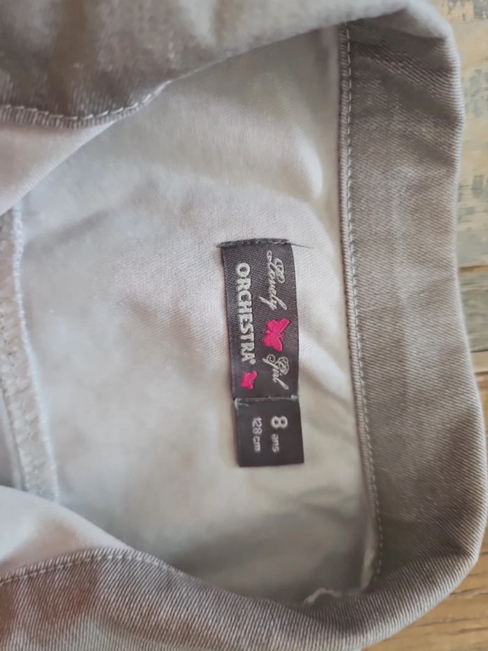 Veste fille grise taille 8ans orchestra - photo numéro 2