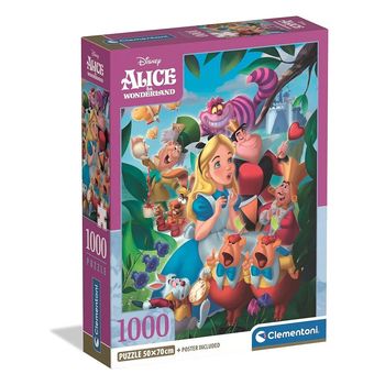 Puzzle 1000 pièces Alice Aux Pays Des Merveilles - Disney Princesses - Disney - NEUF