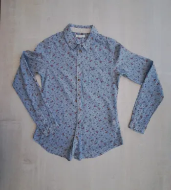 Chemise fleurie Springfield - Taille 34 / XS - Peu portée