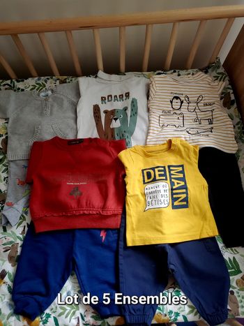 Lot de Bodies 5 Ensembles