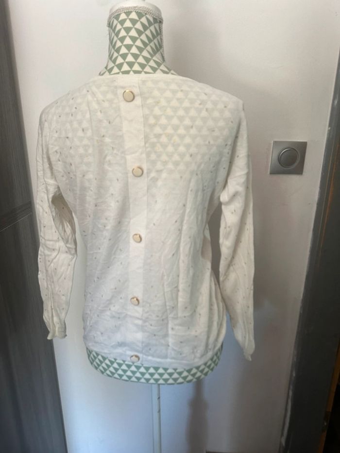 Pull fin blanc - photo numéro 3