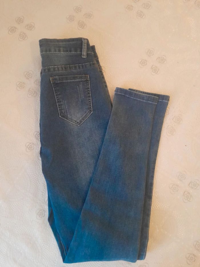 Jean taille haute Shein taille 36 - photo numéro 6