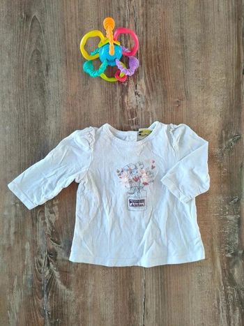Tshirt bouquet 6 mois