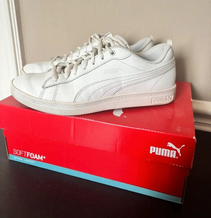 Puma Soft foam blanches - photo numéro 3
