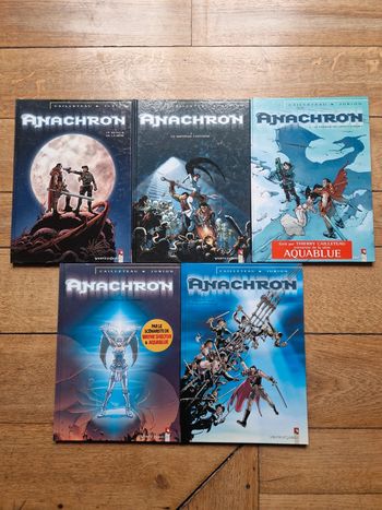 Lot de 5 bd anachron 1 à 5,REED/EO