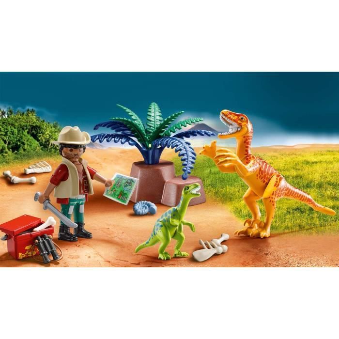 PLAYMOBIL 70108 DINOS VALISETTE EXPLORATEUR ET DINOSAURE - photo numéro 4