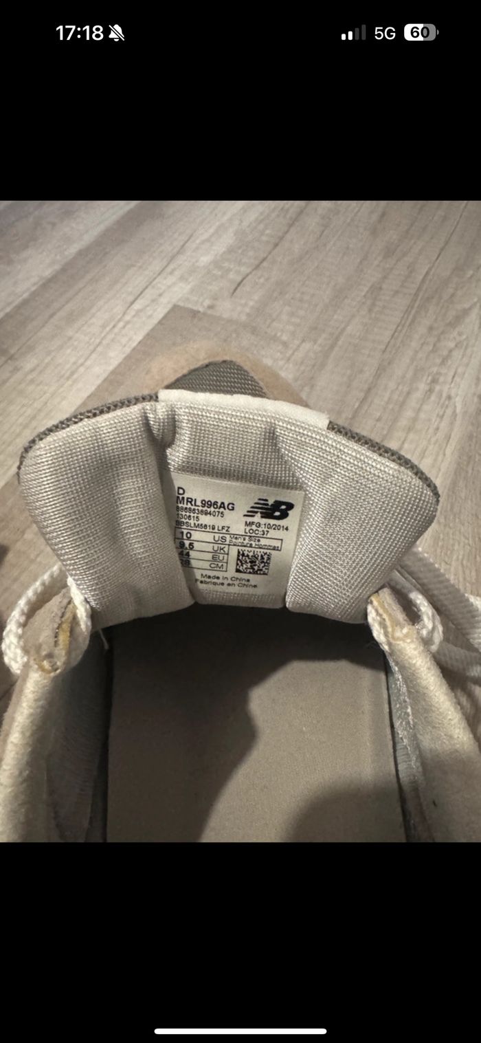 NEW BALANCE 996 GREY - photo numéro 6