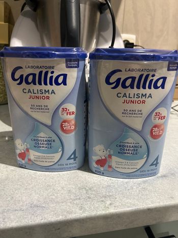 Boîtes de lait Gallia 4