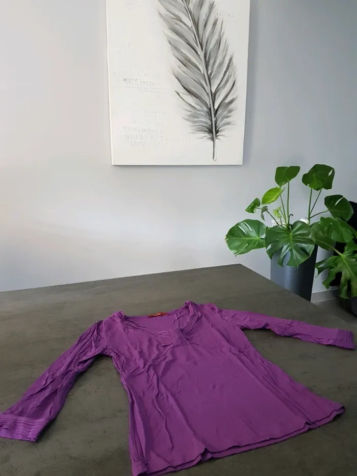 Haut violet T1 - photo numéro 2