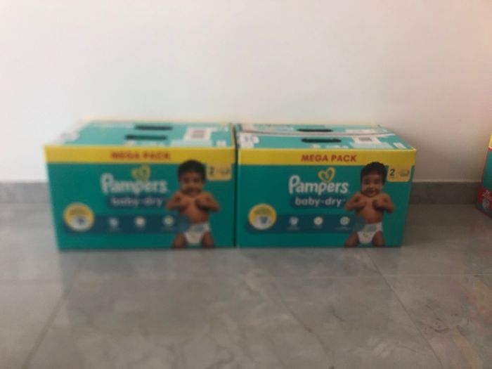 Lot 2 cartons neufs Pampers baby dry taille 2 - photo numéro 4