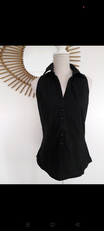 Débardeur chemiser Zara noir