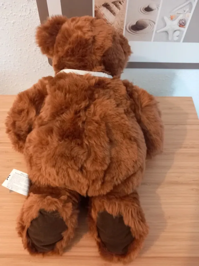 Peluche poupée Anne Geddes 40cm marron - photo numéro 4