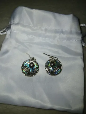 Boucle d oreille Nacre