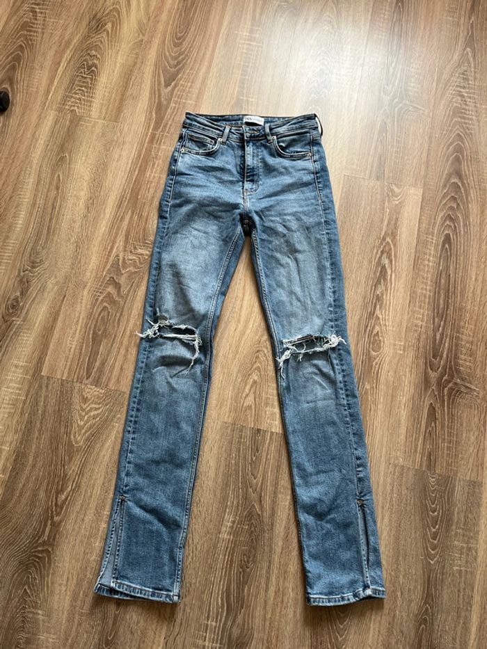 Jeans Zara taille 36 💙 - photo numéro 2