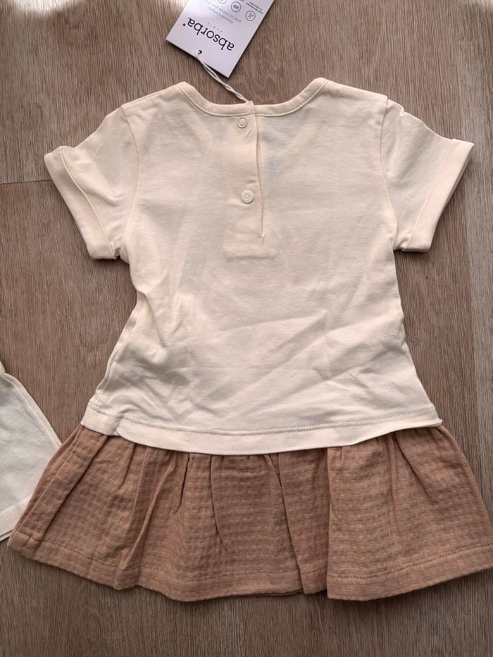 Lot ABSORBA Neuf : Robe et Tee-shirt 6 mois / 68 cm - photo numéro 5