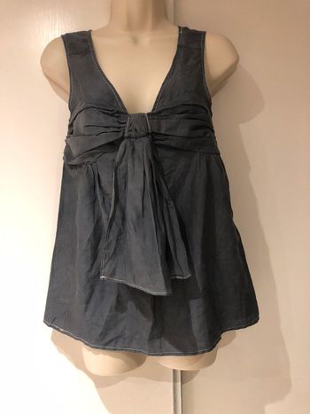 Top Zara basique Xs gris
