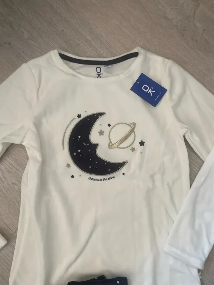 Pyjama en velours taille 8 ans Okaïdi Neuf - photo numéro 2