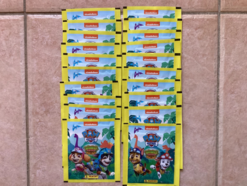 Panini Pat Patrouille Dino Rescue Lot de 20 Pochettes Neuves