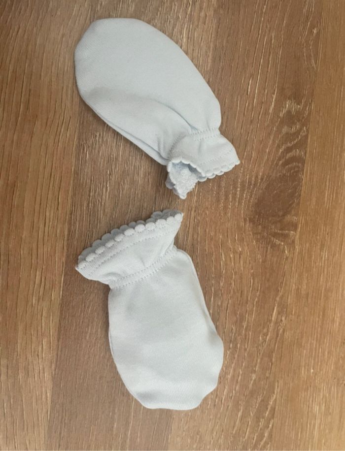 Moufles de naissance jacadi - photo numéro 3