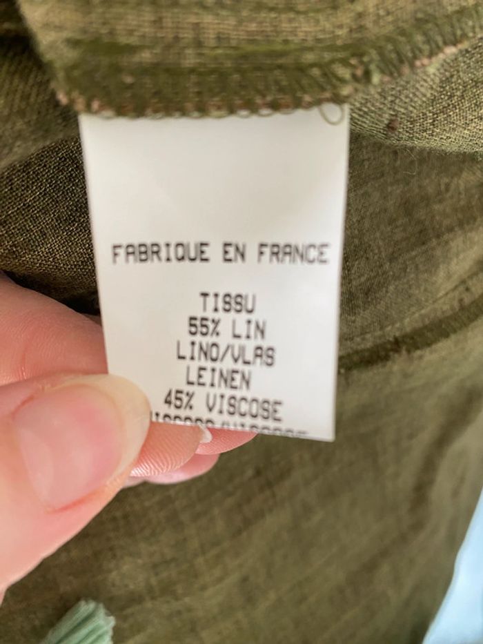 Veste légère kaki lin 1,2,3 - photo numéro 5