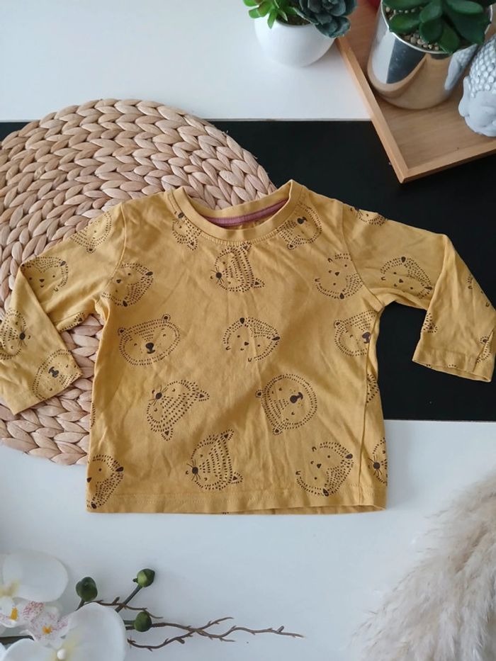 Haut à motifs garçon Taille 12 mois🌿🦁 - photo numéro 3