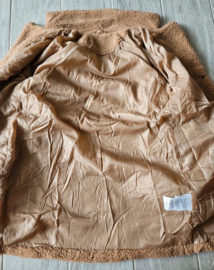 Manteau maille bouclette taille L neuf - photo numéro 4