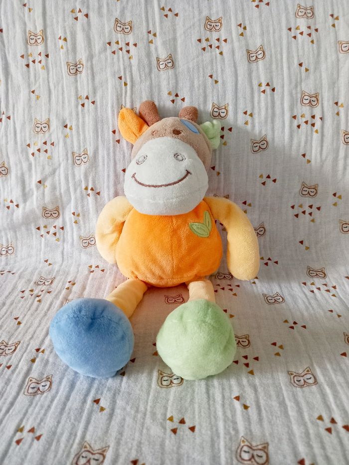 Doudou vache girafe Tex