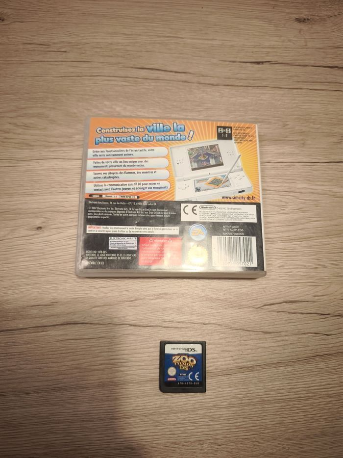 Lot jeux DS zoo Tycoon et simcity - photo numéro 3