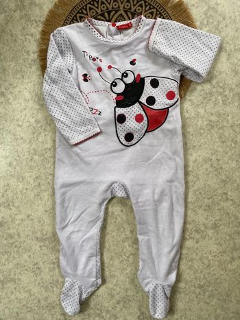Pyjama grenouillère coccinelle