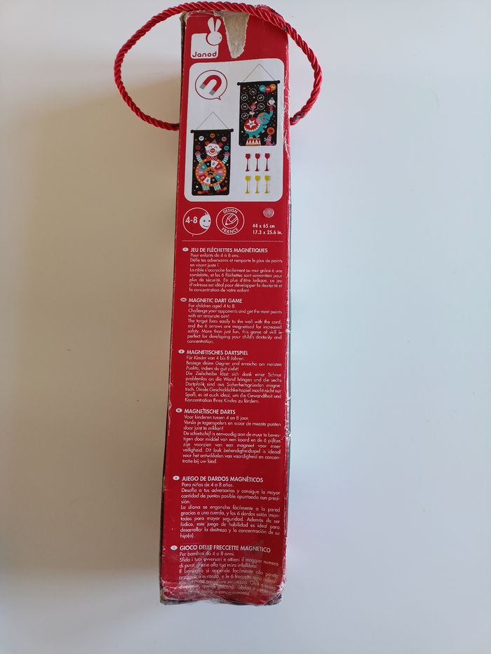 Jeu de fléchettes magnétiques janod complet - photo numéro 2