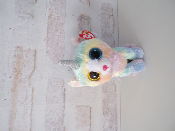 Peluche chat licorne Ty (J27)
