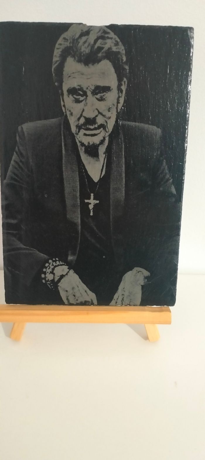 Ardoise Johnny Hallyday - photo numéro 3